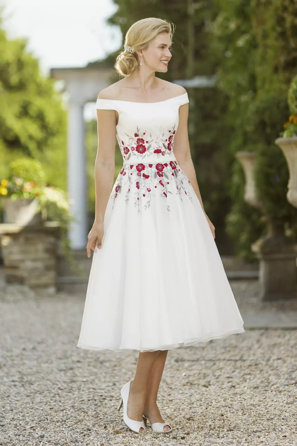 Tea Length Bridal And 50 S Style Short Wedding Dresses Brighton