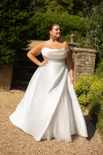 knee length plus size wedding dress Handmade Knee-Length Regular Size Dresses Ivory Plus Size Wedding Dresses Stacees Delightful courthouse wedding short wedding dresses plus size