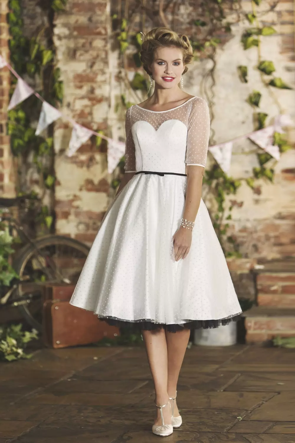 Brooklyn | 1950s spotty colour tulle wedding dress ...