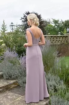 fino lavender bridesmaid dresses Berylove Women Lavender Bridesmaid Dress Corset Spaghetti Straps Tulle Print Tiered Long Wedding Party Dress, Lavender / US16W