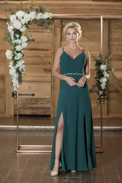 emma bridesmaid dresses Emma Flowy Sleeveless Halter Chiffon Bridesmaid Dresses