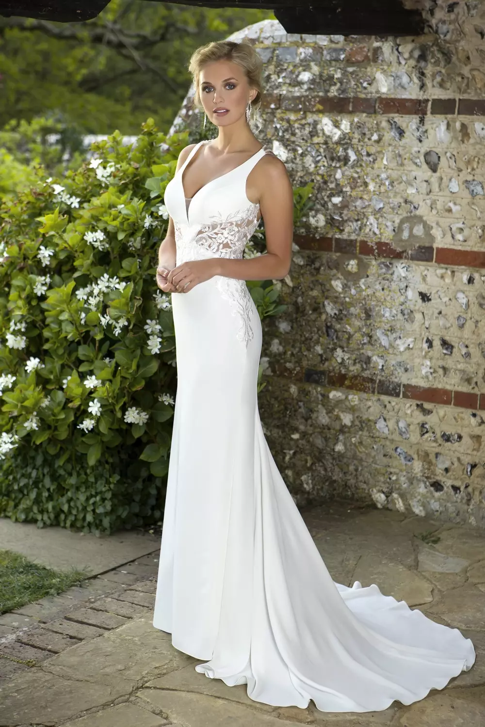 Aurelia W356 | Criss-Cross Open Back Style Wedding Dress | True Bride