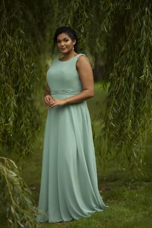 bridesmaid dresses in yellow Mermaid Off-the-Shoulder Long Yellow Bridesmaid Dress with Slit –  FancyVestido main image 0