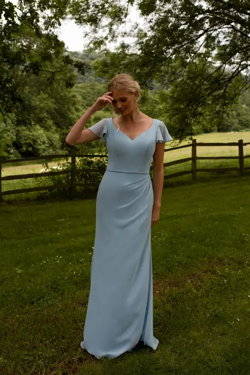 E230 | Classic Chiffon Bridesmaids Dress | Essentials by True Bride