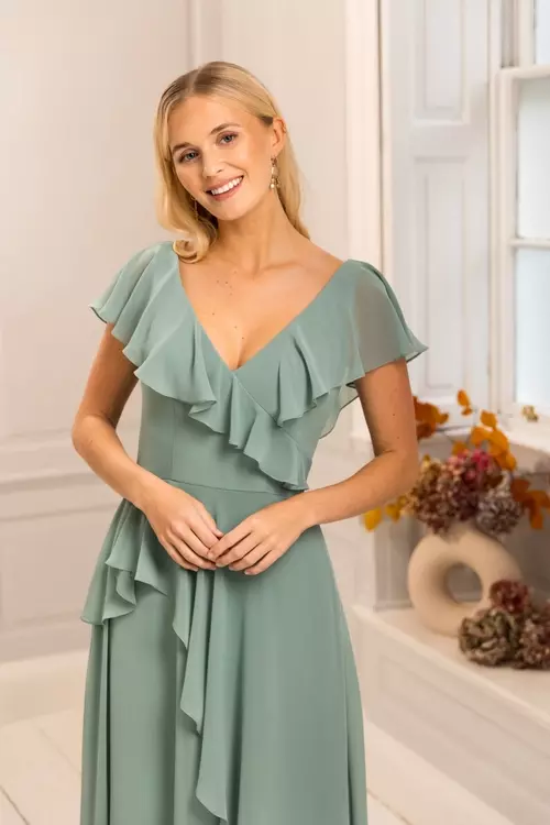 Effy | Boho Style Floaty Chiffon Bridesmaids Dress | Luna by True Bride