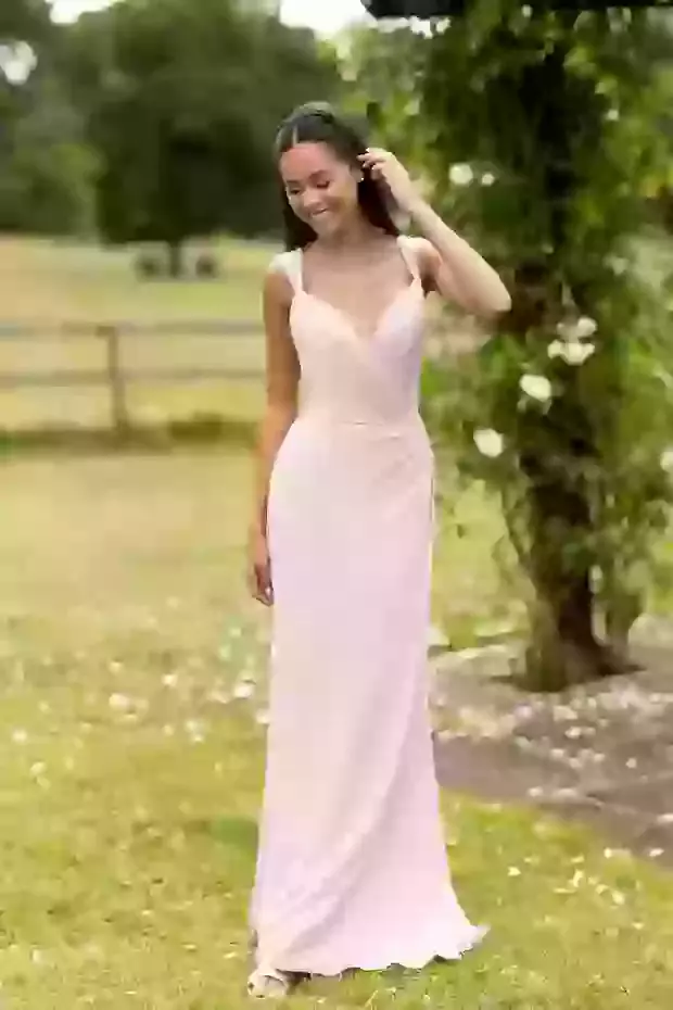 princess polly baby blue dress Gemy Maalouf | Evening Dresses main image 1