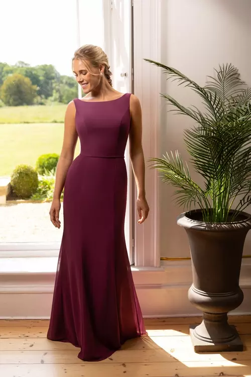 wild berry bridesmaid dresses KissProm