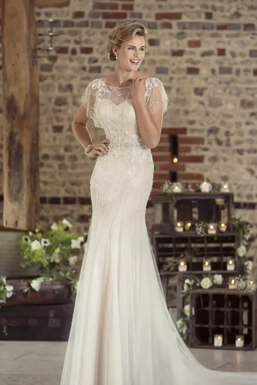 art deco wedding dress Inspired Gowns of 2023 - Pretty Happy Love - Wedding Blog Bridal 20 Art Deco wedding dress -